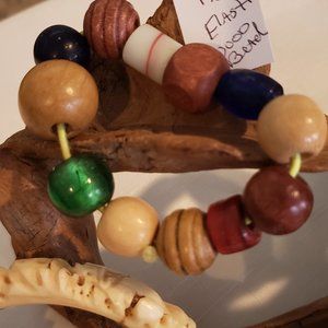 Wood Bead Bracelet